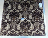 18 Ev17 Scalamandre Sample Square Corda Matisse Espresso Brown Beige 1.1y MSRP USD 494