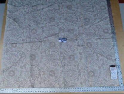 24 Ev17 Scalamandre Sample Square Suzani Antique Beige