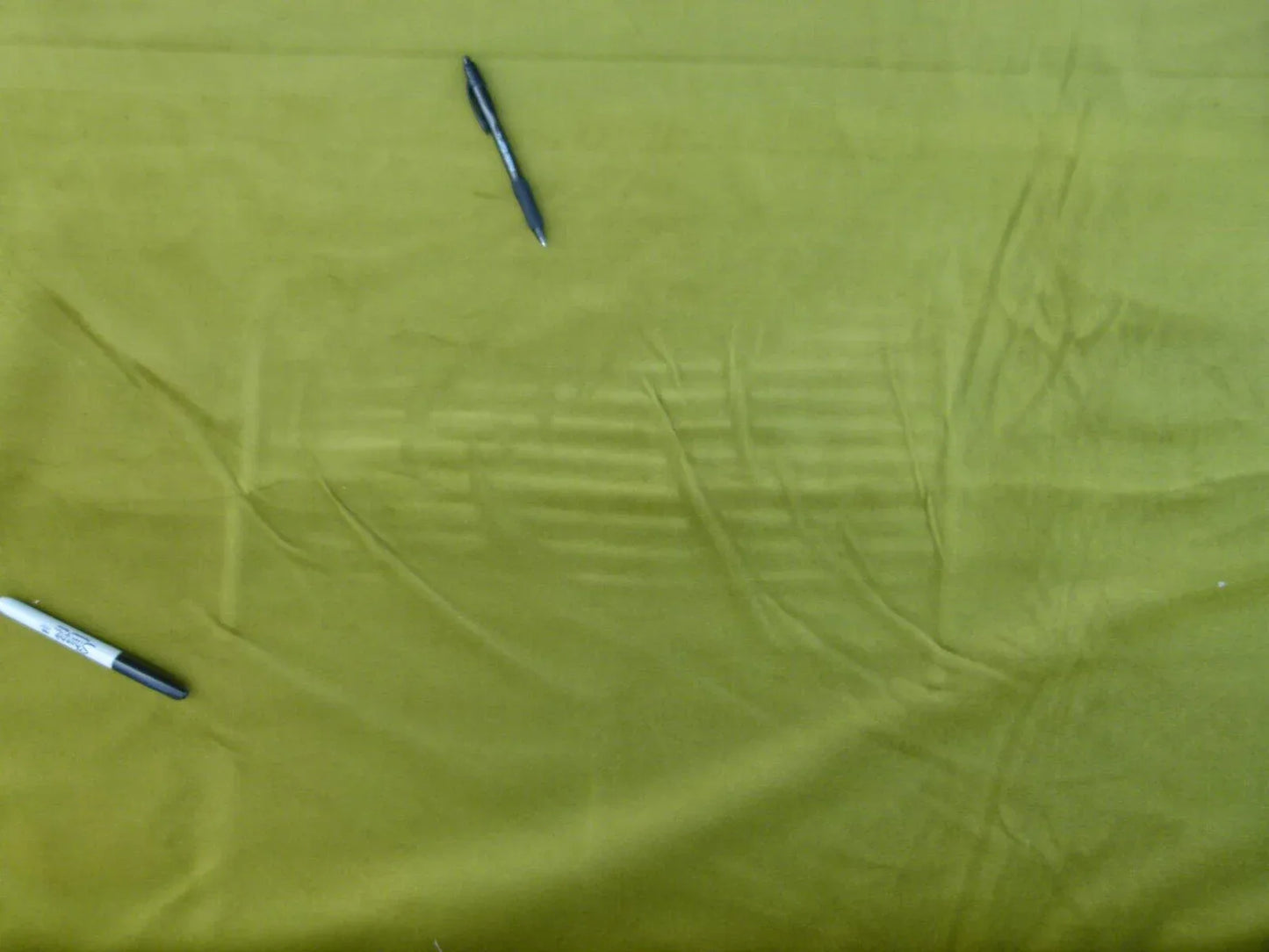 2y Scalamandre Indus Velvet Olive Supple Italy MSRP USD 240/Y Wrinkles