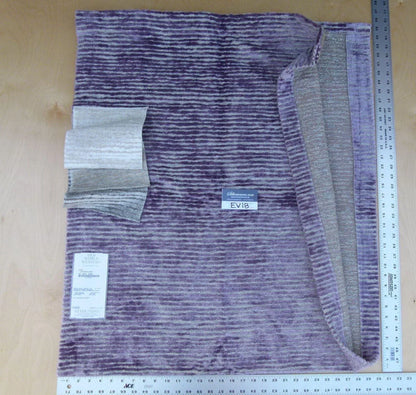 1 Ev18 Scalamandre 30"x72" Atira Lavender Aura Cut Velvet