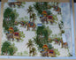 7 Ev18 Scalamandre 2.4y Gadi Ivory Tropical Elephant Cotton Print Italy