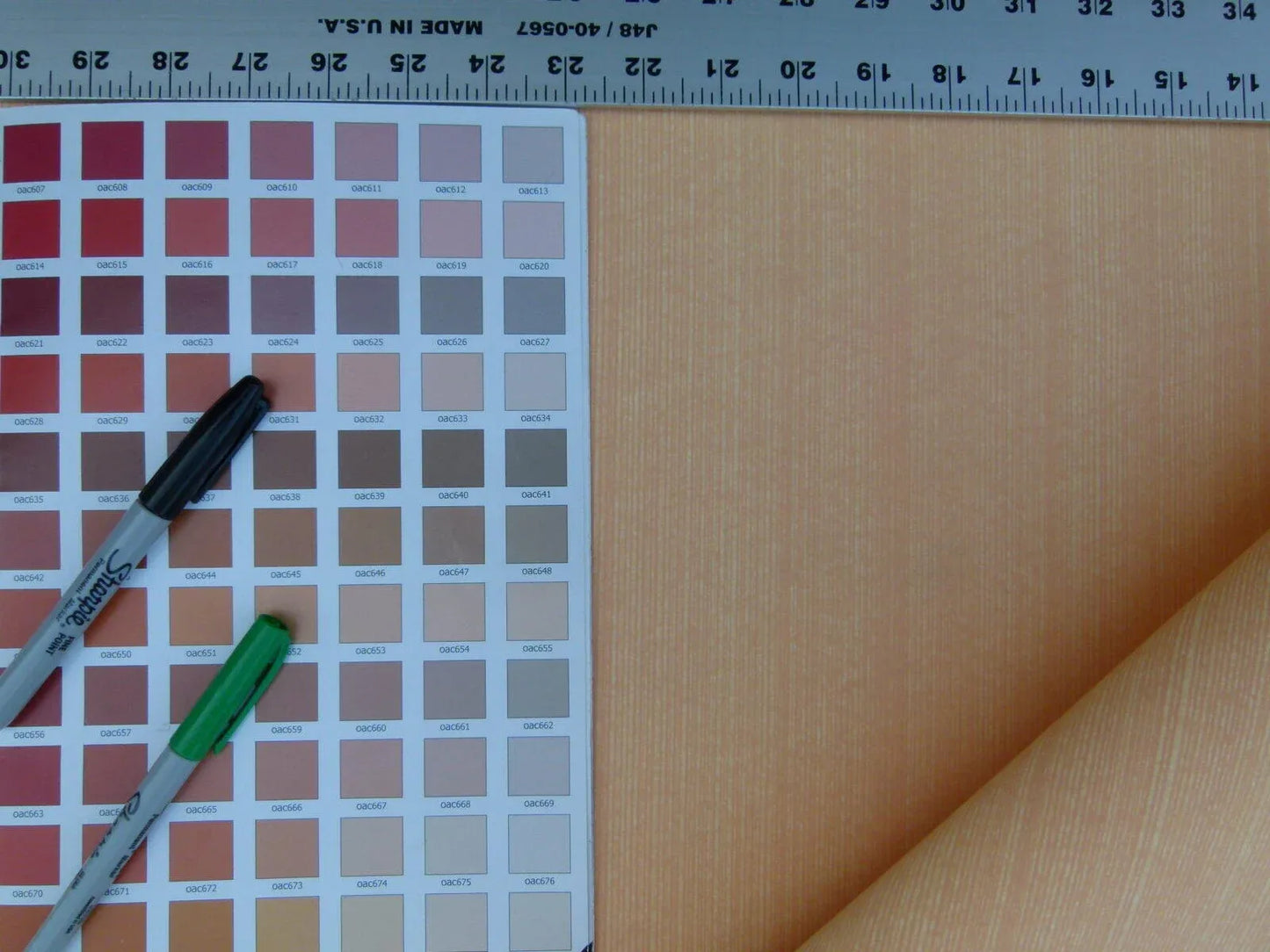 Scalamandre Aria Strie Apricot Wallpaper 5 Yards Single Roll MSRP USD 126/single Roll