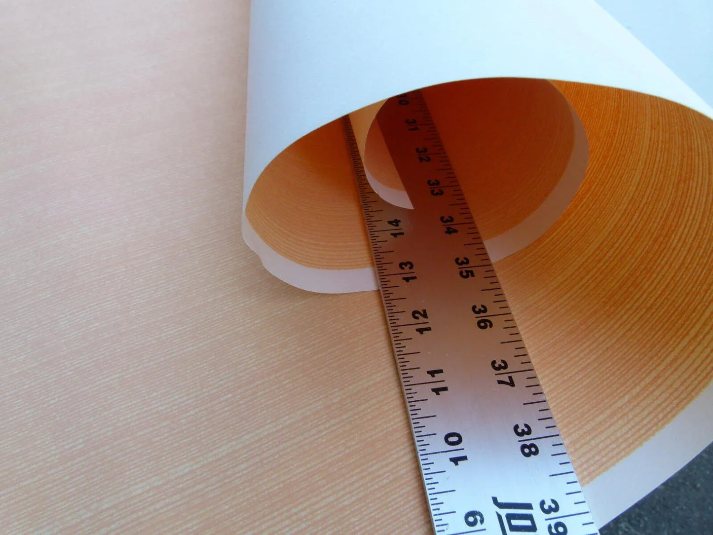 Scalamandre Aria Strie Apricot Wallpaper 5 Yards Single Roll MSRP USD 126/single Roll