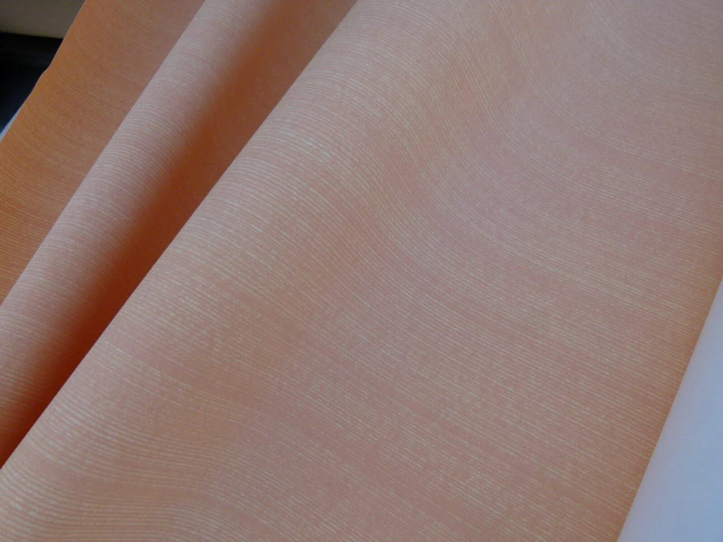 Scalamandre Aria Strie Apricot Wallpaper 5 Yards Single Roll MSRP USD 126/single Roll