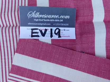 3 Ev19 Scalamandre Various Pink And White Stripes