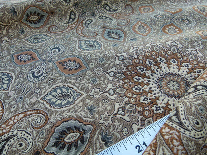 Scalamandre Bessarabia Grey Watkins Taupe Arabic Brocade Old World Weavers MSRP USD 264/Y