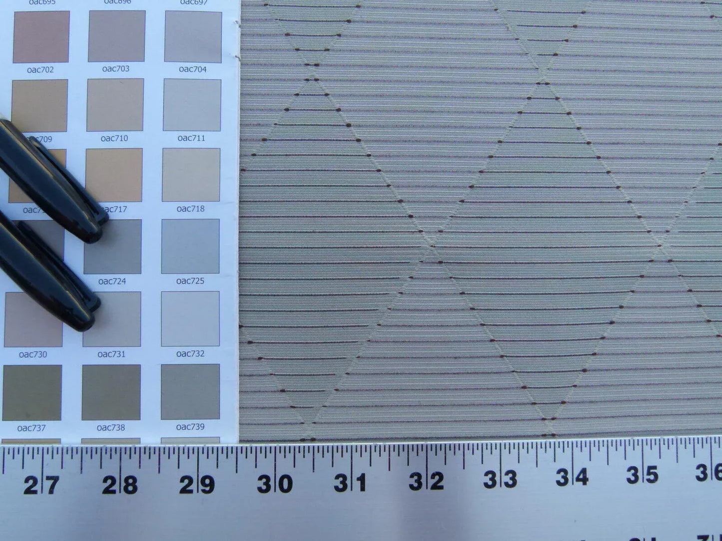 By Yd Scalamandre Forty Carats Pewter Taupe Grey Watkins Silk Wool Jacquard Diamond Harlequin MSRP USD 188/Y