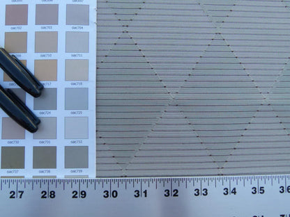 By Yd Scalamandre Forty Carats Pewter Taupe Grey Watkins Silk Wool Jacquard Diamond Harlequin MSRP USD 188/Y