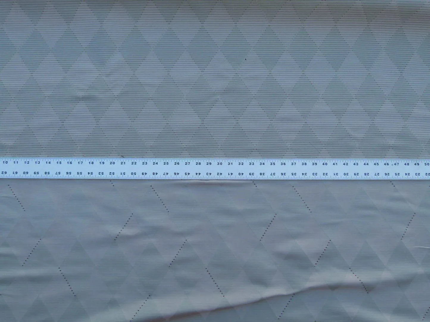 By Yd Scalamandre Forty Carats Pewter Taupe Grey Watkins Silk Wool Jacquard Diamond Harlequin MSRP USD 188/Y