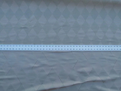 By Yd Scalamandre Forty Carats Pewter Taupe Grey Watkins Silk Wool Jacquard Diamond Harlequin MSRP USD 188/Y