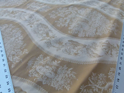 By Yard Scalamandre Jangala Sahara Tan Safari Animal Leopard Monkey Hummingbird MSRP USD 320/Y