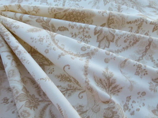 Scalamandre Garibaldi Sand Beige Tan Paisley Outdoor MSRP USD 172