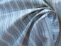 by yard Scalamandre Helsey Blue Haze Linen Silk Iridescent Stripe MSRP USD 296/Y