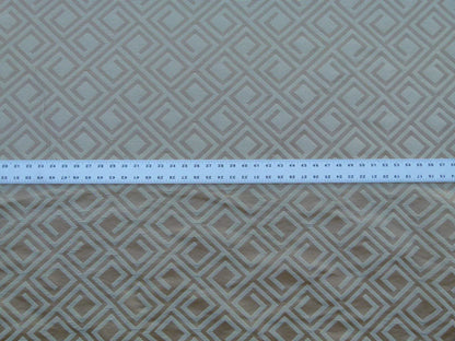 Scalamandre Eames Taupe Tan Gold Coffee Silk Woven Diamond Chenille Old World Weavers MSRP USD 280/Y