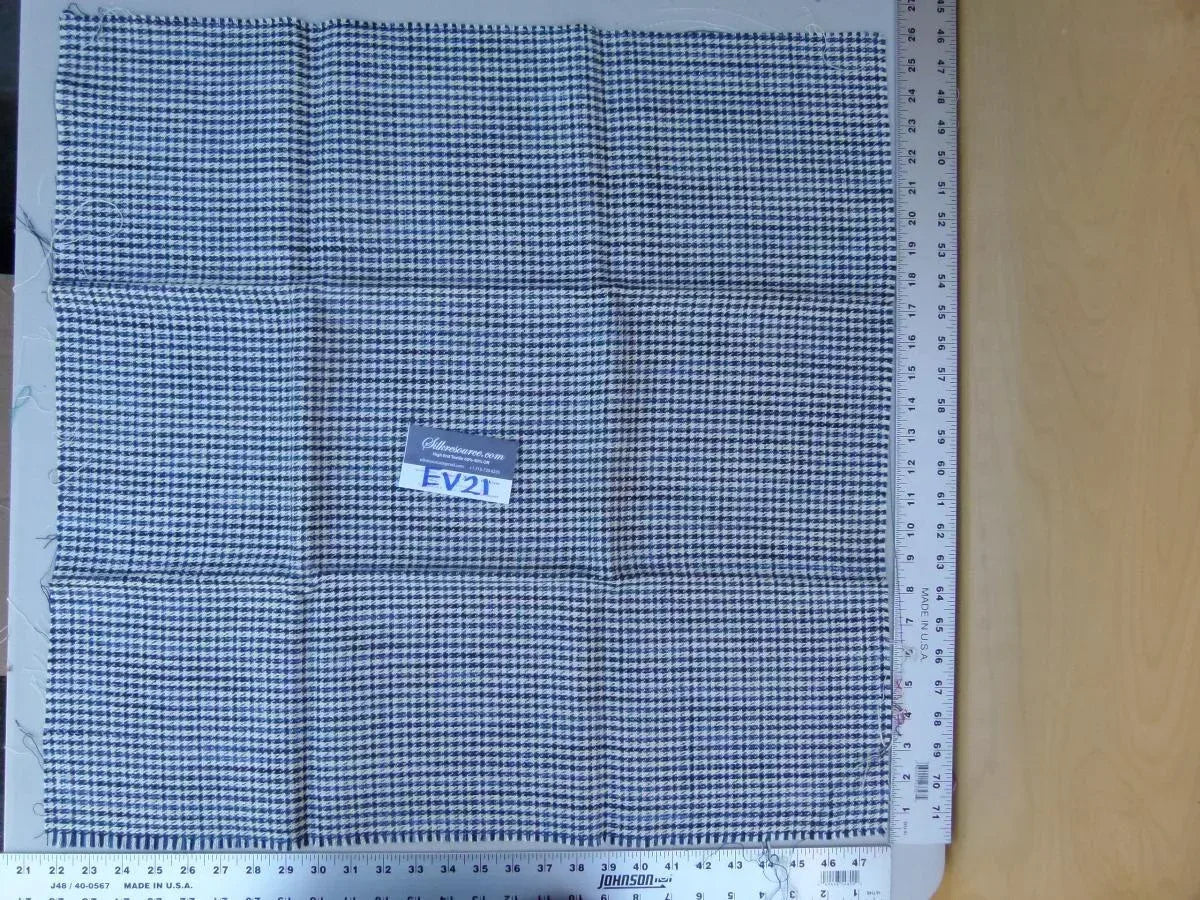 9 Ev21 Scalamandre Blue, Black And White