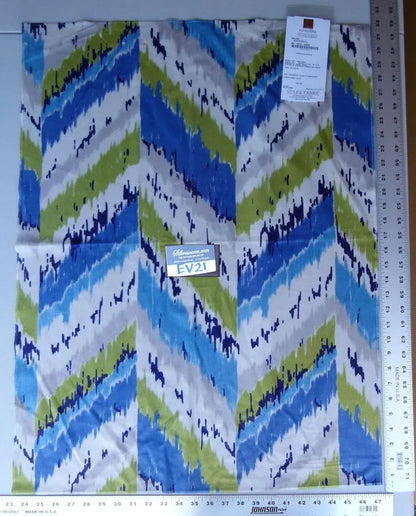 38 Ev21 Scalamandre Balaka Green Multi