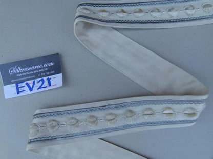 39 Ev21 Scalamandre Velvet Bead Tape 1.75yard