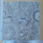 Scalamandre Special Pieces Embroidery - Gray, Blue And White