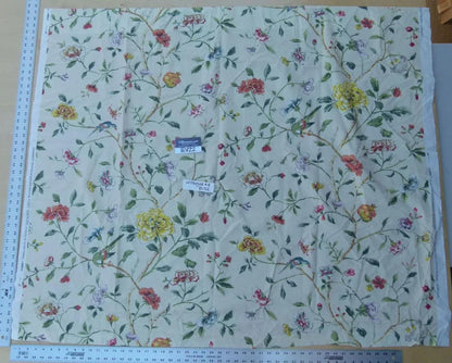 Scalamandre Tree Peony Print - Yellow, Green, Red And White