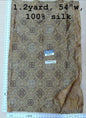 Scalamandre Medallion Silk - Bronze Gold Brown