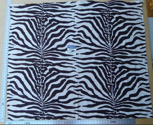 Scalamandre Zebra Heavy Linen - Brown On Off White