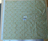Scalamandre Special Pieces Silk - Green With Gold Accents