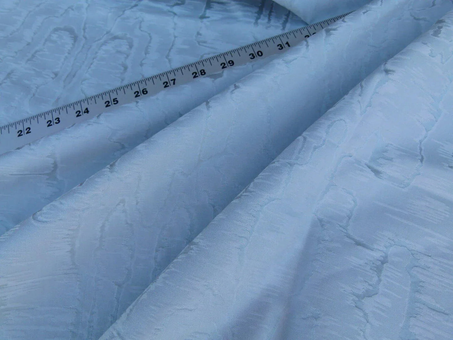 2.5y Scalamandre Salon Moire Nordic Blue Classic Silk Moire Watermark Historical Reversible MSRP USD 442/Y