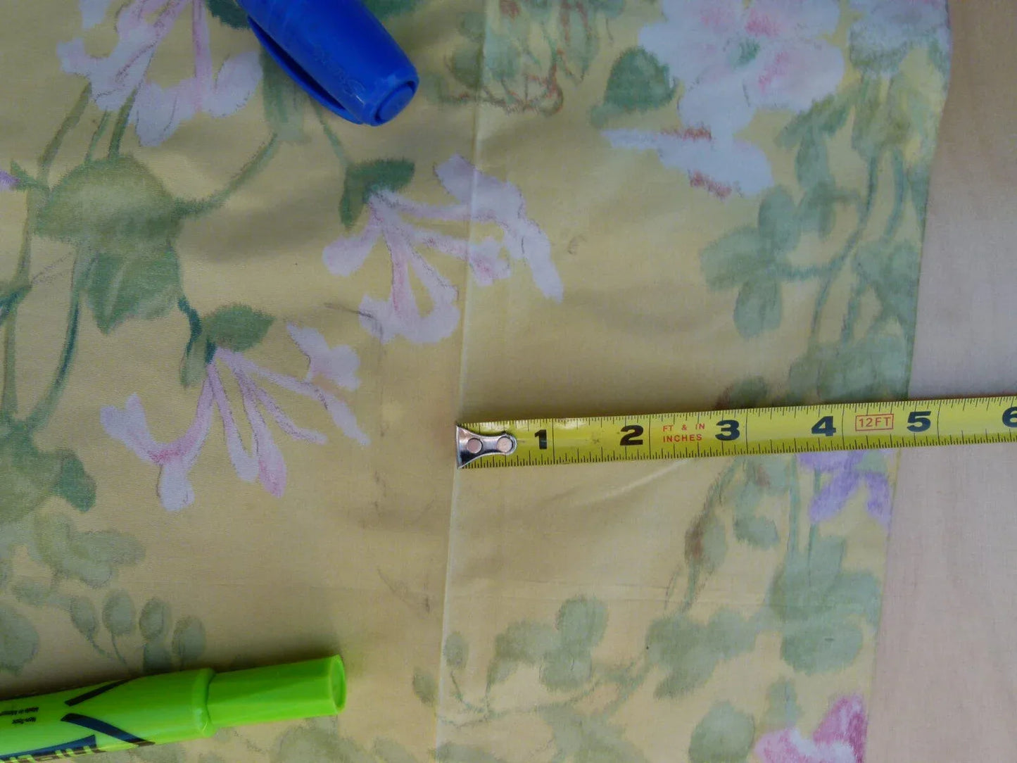 2.4y Scalamandre Banquet Champetre Juane Yellow Silk Floral Warp Print France MSRP USD 1701/Y