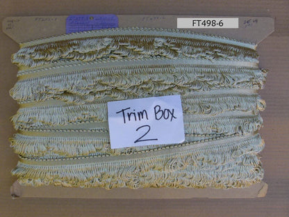 By Yard (1-68y) Scalamandre Shimmering Taupe Loop Silk Trim Ft498-6 MSRP USD 150+/Y