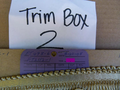 By Yard (1-68y) Scalamandre Shimmering Taupe Loop Silk Trim Ft498-6 MSRP USD 150+/Y