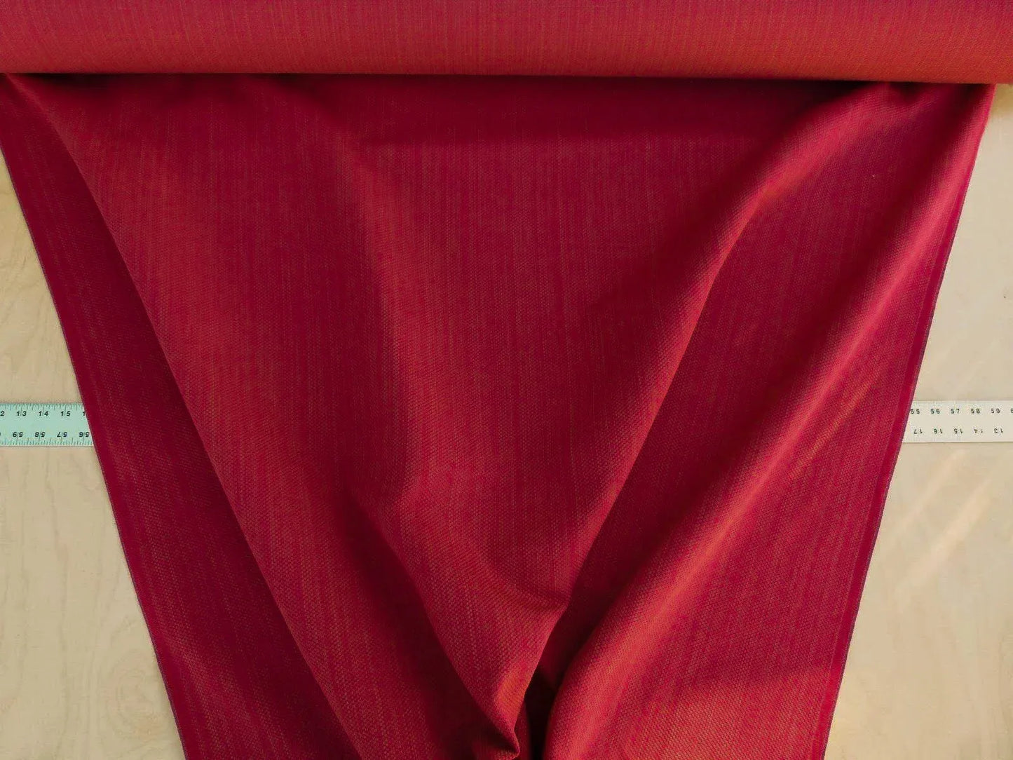 by yard Scalamandre Tropez Rhubarb Red Solid Texture Heavy MSRP USD 198/y