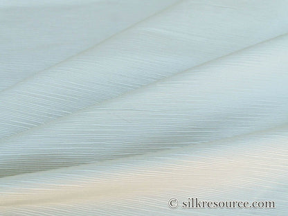 Scalamandre Leela Ivory White Silk Ottoman MSRP USD 198/Yard