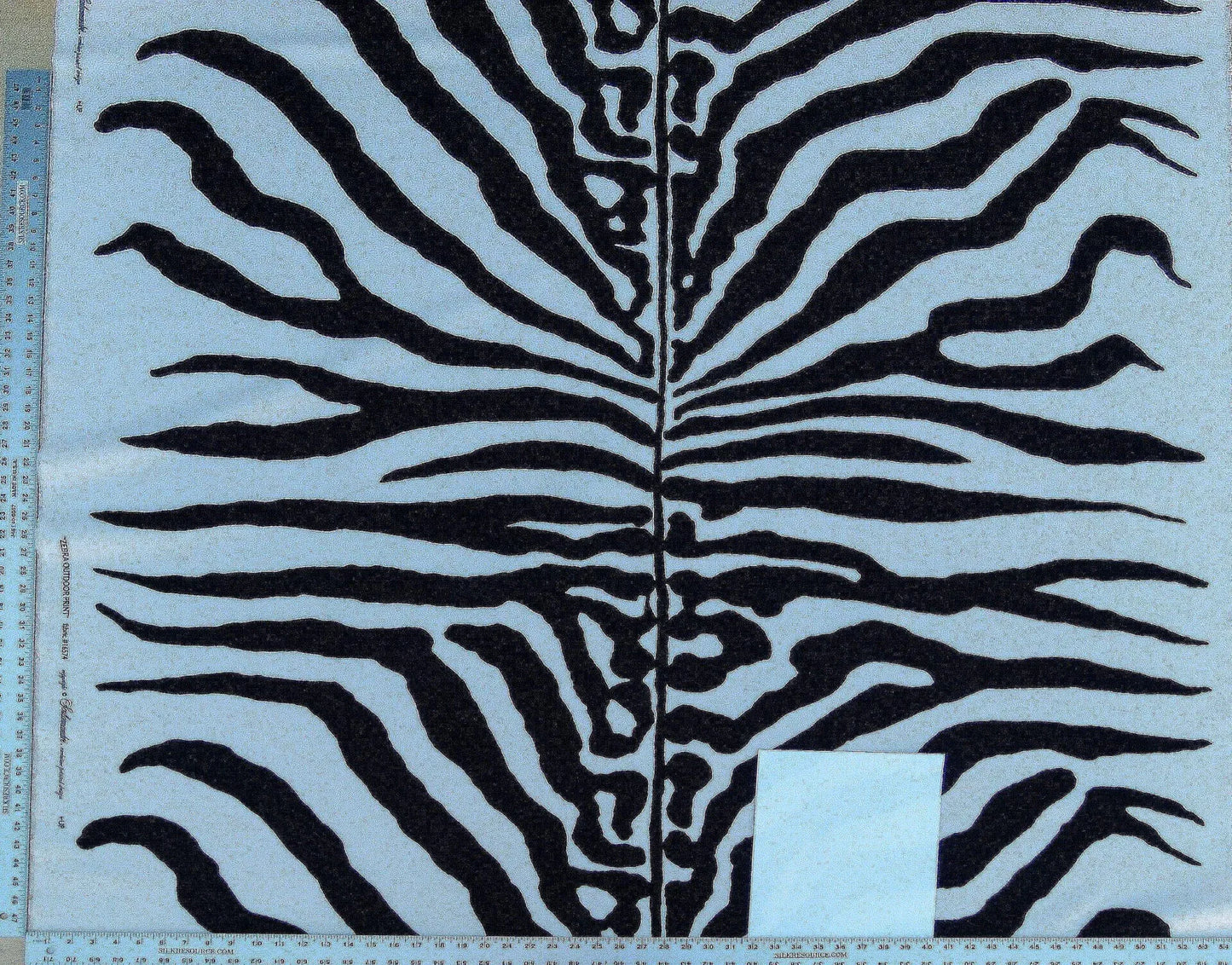 Scalamandre Zebra - Outdoor Black &amp; White Zebra Skin Pattern Animal Skin MSRP USD 198