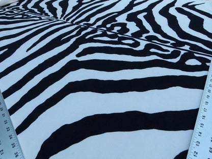 Scalamandre Zebra - Outdoor Black &amp; White Zebra Skin Pattern Animal Skin MSRP USD 198