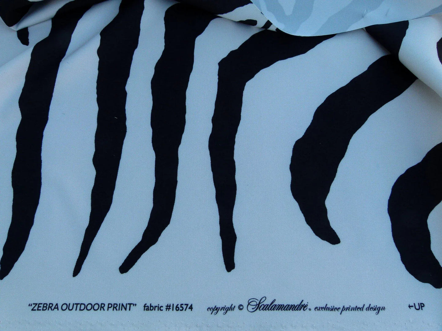 Scalamandre Zebra - Outdoor Black &amp; White Zebra Skin Pattern Animal Skin MSRP USD 198