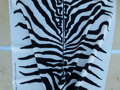 Scalamandre Zebra - Outdoor Black &amp; White Zebra Skin Pattern Animal Skin MSRP USD 198