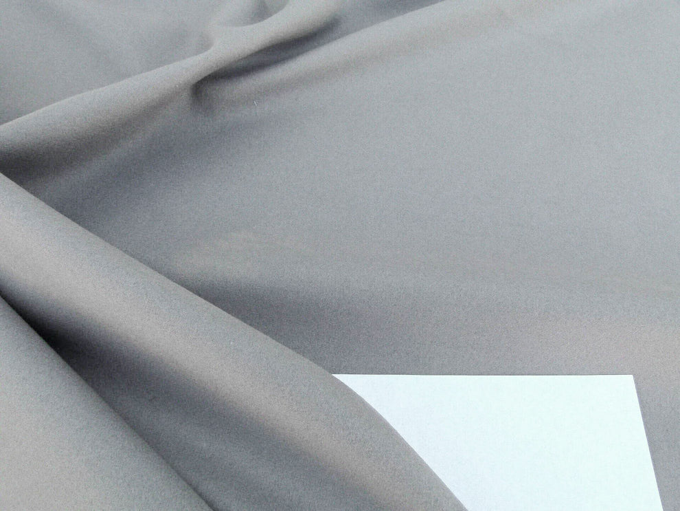 Scalamandre Inuit Souris Wool & Cashmere Blend Gray Solid  MSRP USD 310/y