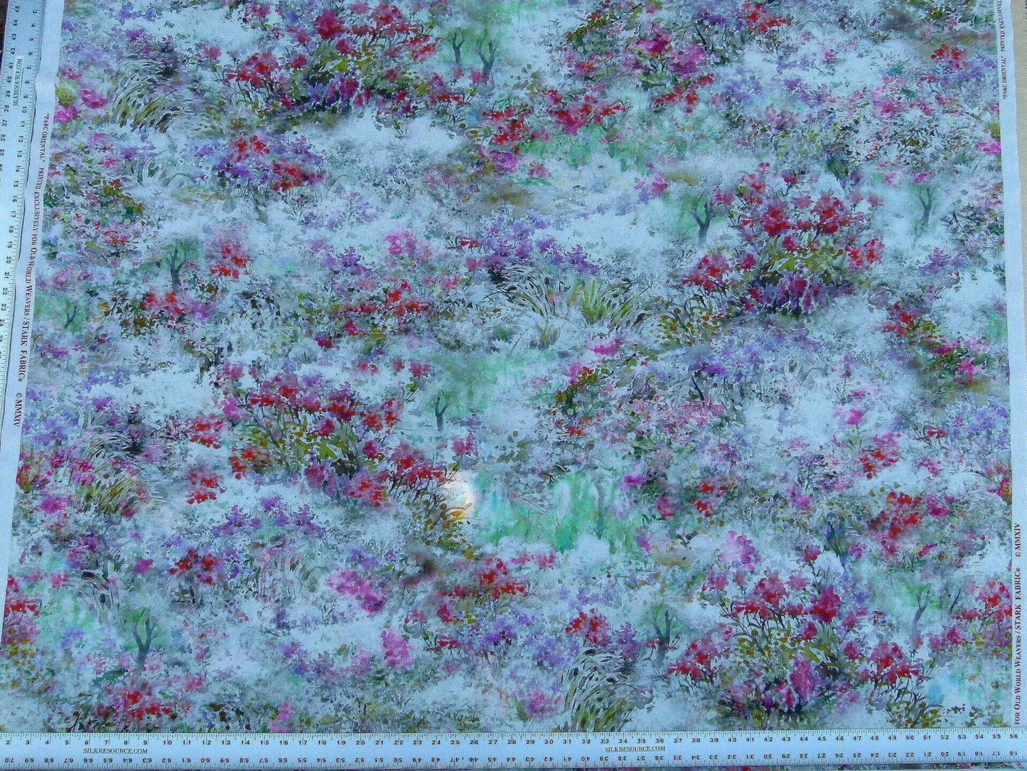 Scalamandre Parc Oriental Moss Flame Old World Weavers Moss Flame French Impressionist MSRP USD 318/Y