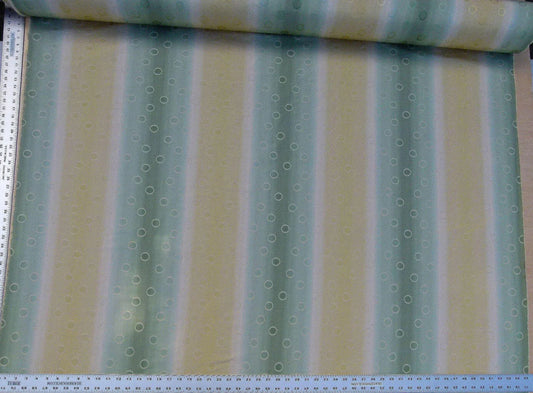 Scalamandre Avinger - Reversible Green / Yellow Silk Cotton Moire Jacquards By Grey Watkins MSRP USD 200+