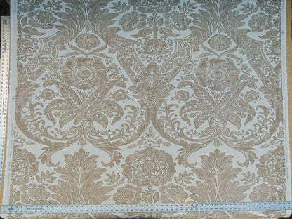 Scalamandre Luciana Damask Linen Print Sand Damask Print Beige MSRP USD 346