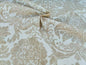 Scalamandre Luciana Damask Linen Print Sand Damask Print Beige MSRP USD 346