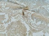 Scalamandre Luciana Damask Linen Print Sand Damask Print Beige MSRP USD 346