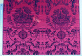 Scalamandre Louis Xvi - Trevira Cs Red &amp; Black  Damask Historic Monticello MSRP USD 1102/Vertical Repeat (76")