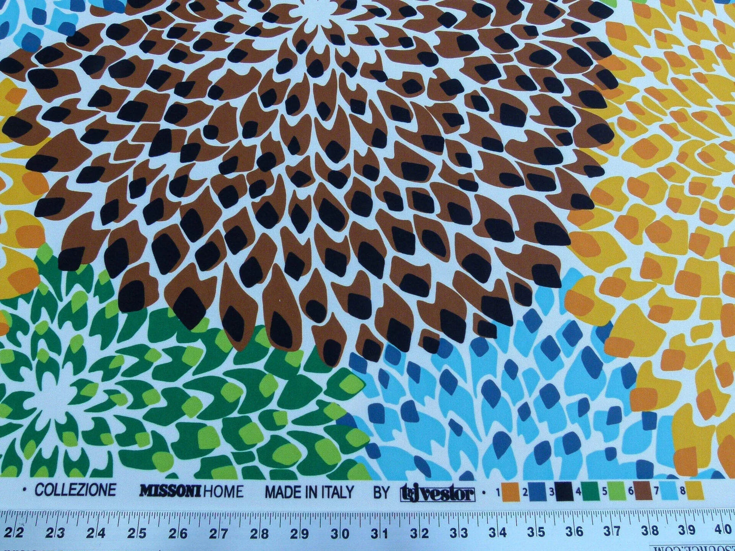 Scalamandre Dalia Multi - Missoni Home Parkside Made In Italy Printed Dalia Blossoms MSRP USD 424