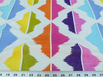 Scalamandre Caribbean Islands Colorfulness Tropical Colorful Embroidery MSRP USD 500