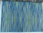 Scalamandre Ebru Silk Weave Peacock Marbled Paper Silk Jacquard Texture Blue Black Olive Green MSRP USD 424