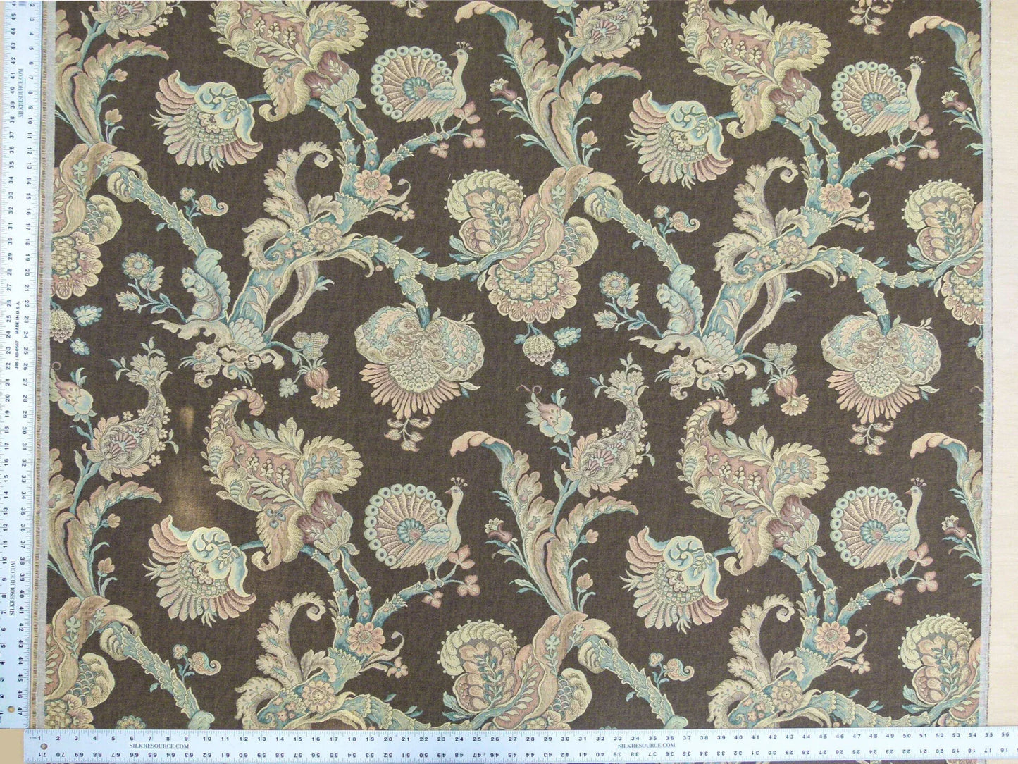 Scalamandre Siracusa Tapestry Brown Floral Jacobean MSRP USD 304
