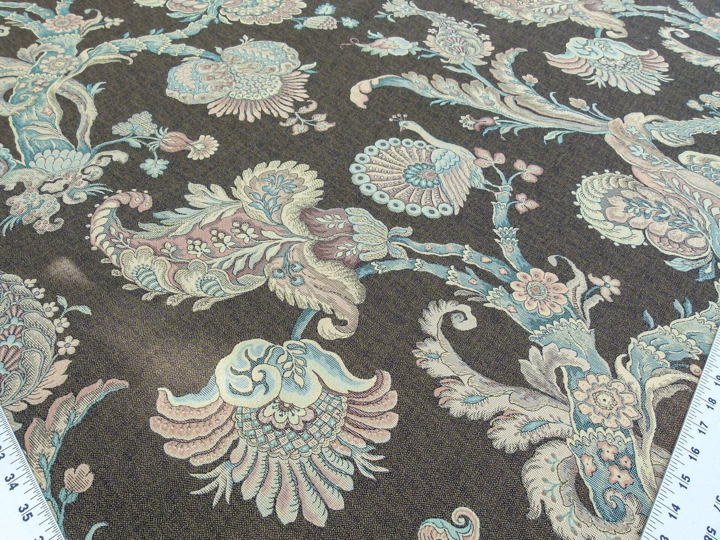 Scalamandre Siracusa Tapestry Brown Floral Jacobean MSRP USD 304