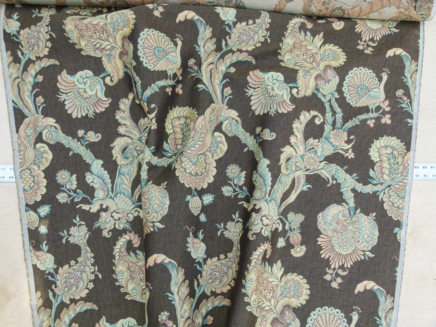 Scalamandre Siracusa Tapestry Brown Floral Jacobean MSRP USD 304