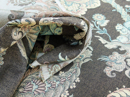 Scalamandre Siracusa Tapestry Brown Floral Jacobean MSRP USD 304